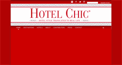 Desktop Screenshot of hotelchicblog.com